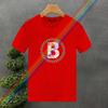 New High Quality Luxury Brand 100% Cotton Design B Printing Tees Summer Harajuku Men/Women Short Sleeve T-shirt Asian Size S-5XL
