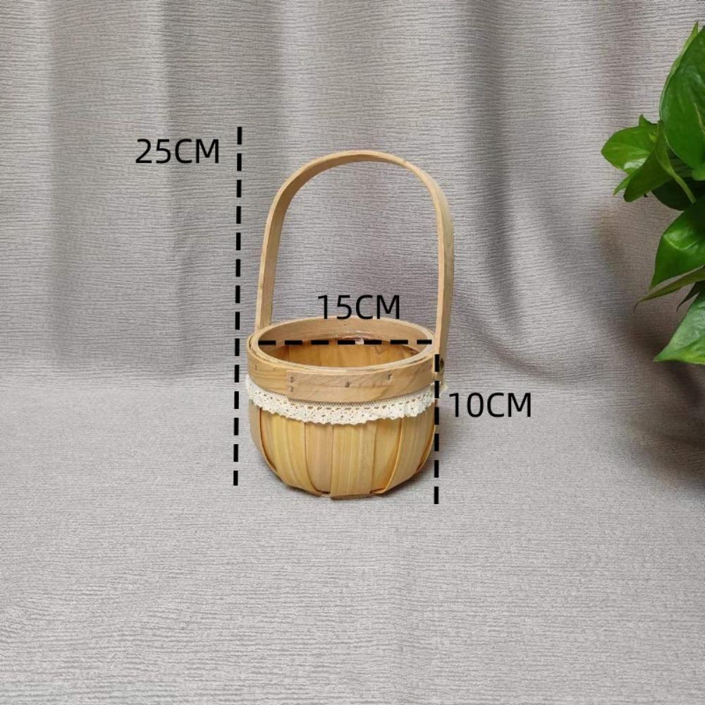 Handwoven Lace Fruit Basket Home Decoration /Restaurant Serving Tabletop Display
