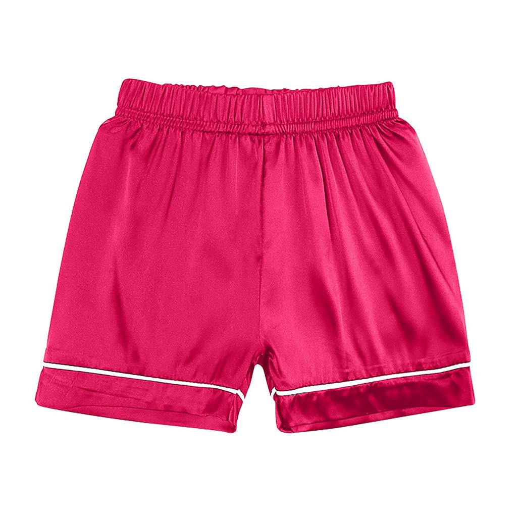 Мальчики Девочки Однотонные Пижамы Верхние Штаны Два Комплекта Домашней Одежды