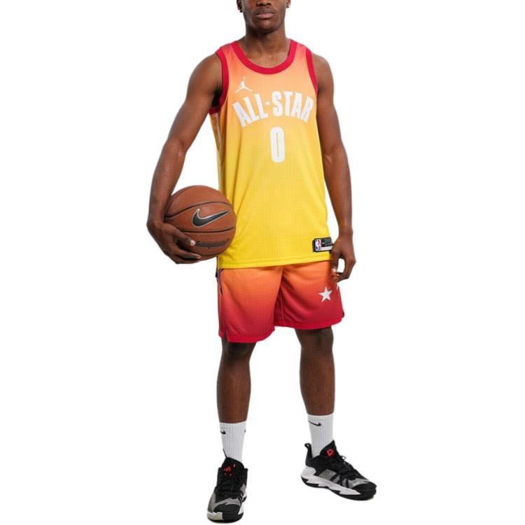 Jordan Баскетбольная форма 2023 All Stars Мужская Оранжевая DX6330-626