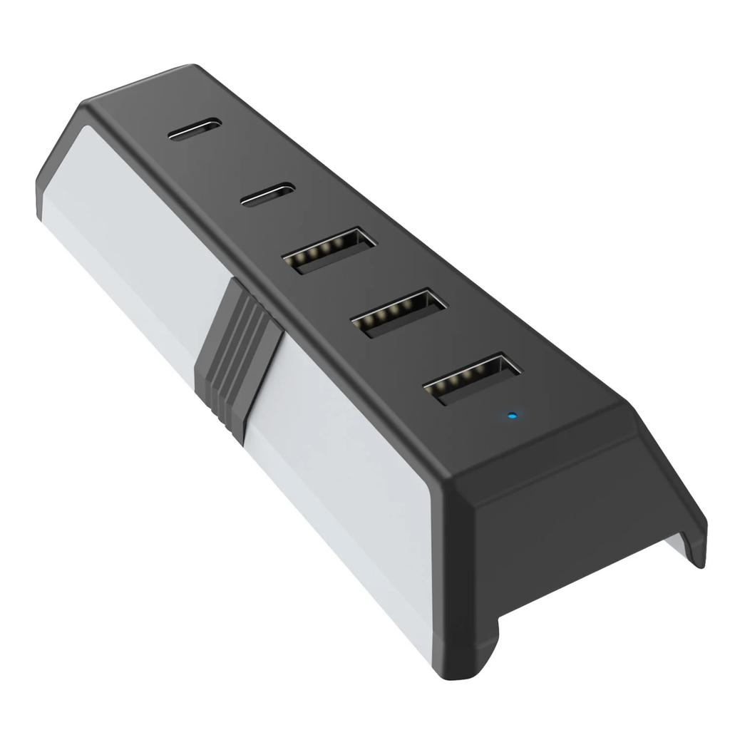 Для USB-хаба P5 Pro, HS-P5R007 5-в-1 USB-расширение для консоли PlayStation 5 Pro, с интерфейсом USB 3.1