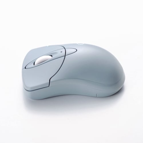 Sanwa Supply Mouse Bluetooth5.0 Quiet 3 Buttons Blue LED Small "Ioplus" Series Sky Blue MA-IPBBS303BL