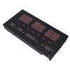 LED Number Clock Large Big Digital Display with Temperature Wall Alarm US Plug 100‑240V