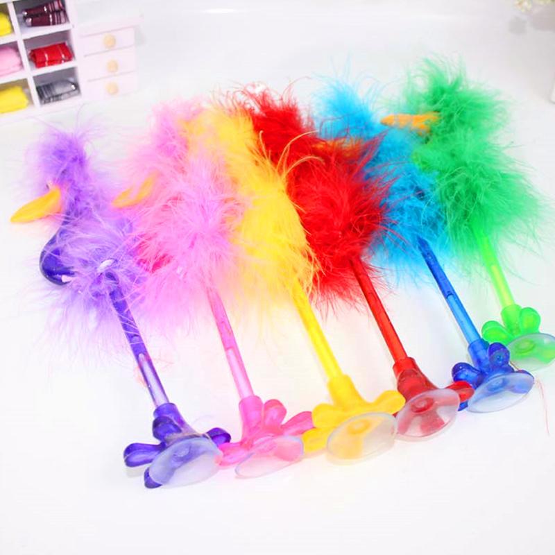 Шариковая ручка в форме страуса Kawaii для письменных принадлежностей в офисе для студентов