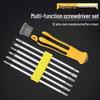 Набор портативных отверток 8-в-1 с битами Torx, треугольными и уникальными битами для разборки мобильных телефонов