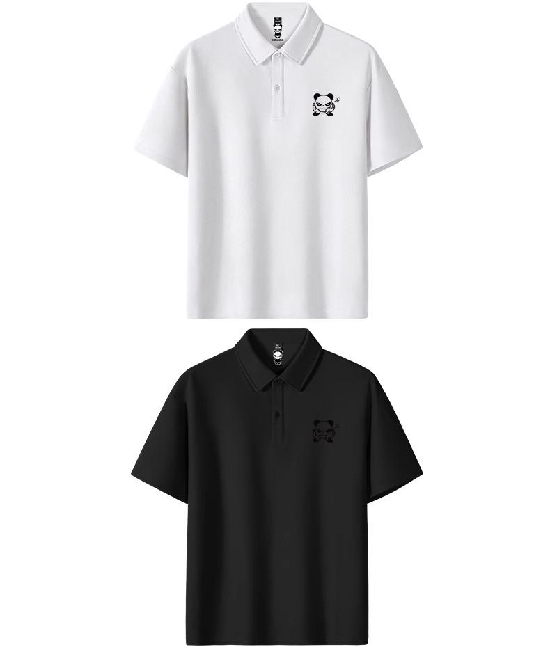 Trendy Brand Short-Sleeved Lapel T-Shirt