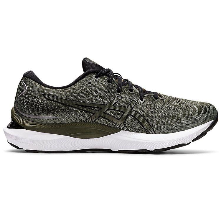 Asics Мужские беговые кроссовки GEL-CUMULUS 24 Оливковый холст Черный 1011B366-300