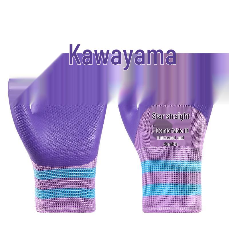 Прочные Водонепроницаемые Нескользящие Резиновые Рабочие Перчатки - Толстые, Дышащие и Износостойкие для Строительства