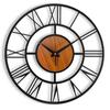 Wall Clock Stylish Metal Analog Wall Clock for Living Room, Office Home and Hall | Antique Fancy Big Size Modern Wall Watch (Roman Number, 40 CM)