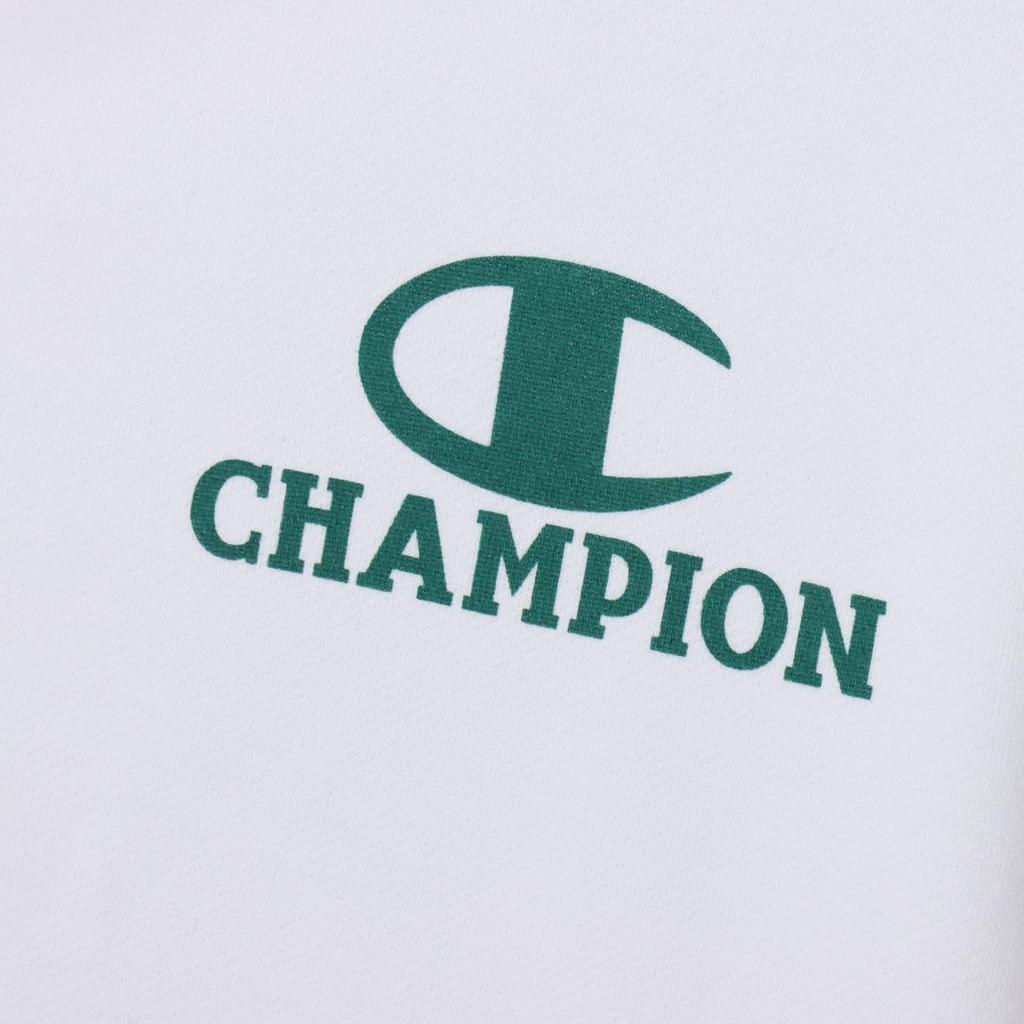 Толстовка с длинным рукавом, начесом, подкладке, с надписью-логотипом, на молнии, с капюшоном, базовая белая [Champion] C3-Z107 для мужчин