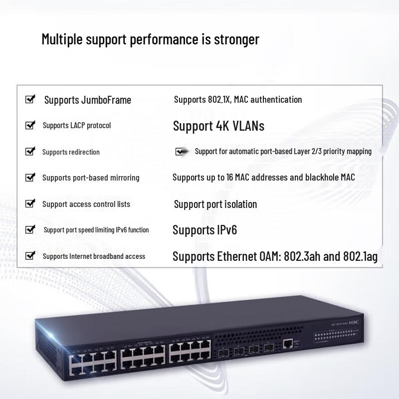 H3C S5130S-28P-EI-R Gigabit Managed Enterprise Switch