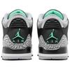 Детские кроссовки Air Jordan 3 Retro GS Green Glow Black Wolf-Grey White DM0967-031