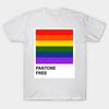 T Рубашка женщин Pantone Free Harajuku Печать Кавайи футболка Летний короткий рукав женский футболка Top Tee