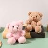 10Cm Cute Cartoon Bear Plush Doll Stuffed Bear Dolls Keychain Bags Pendant For Kids Girls Birthday Gifts