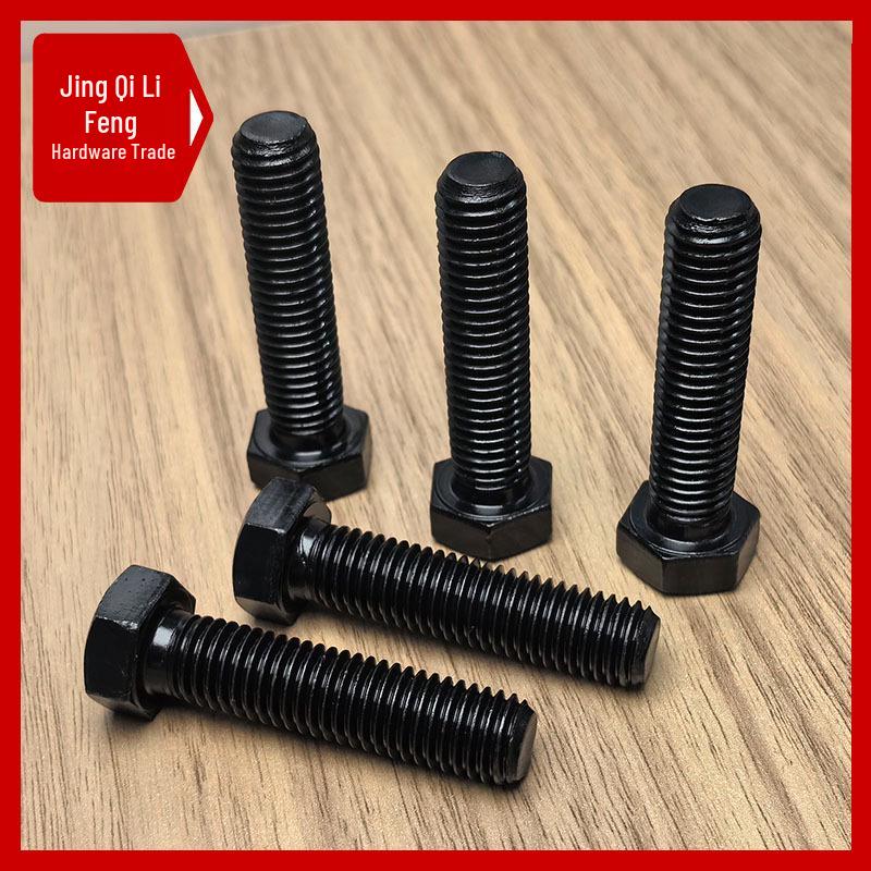 12.9 Grade High-Strength Blackened Hex Bolt M22-M48
