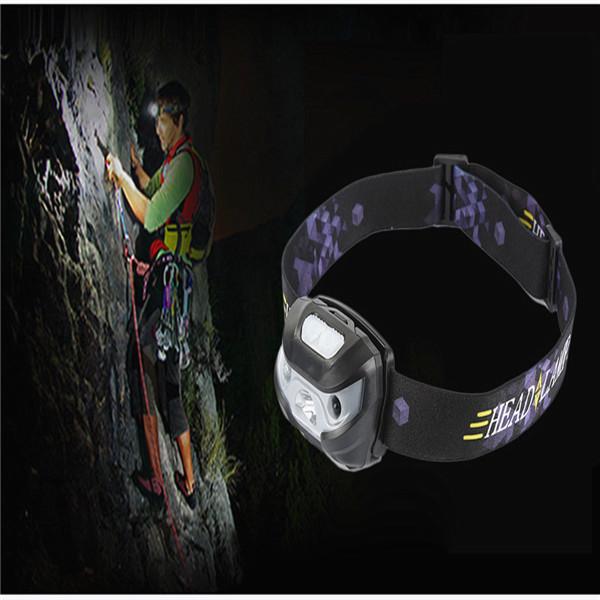 Мини-USB аккумуляторная светодиодная налобная лампа датчик движения тела велосипедный головной свет открытый фонарик