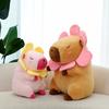 Sunflower Plush Capybara Toys Adorable Cartoon Girl Kid Holiday Dolls Gifts