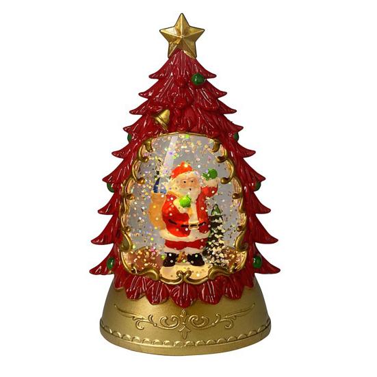 Рождественский вертеп, елка-шар с кружащейся водой, сверкающими огнями, настольная фигурка Санта-Снеговика для домашнего декора