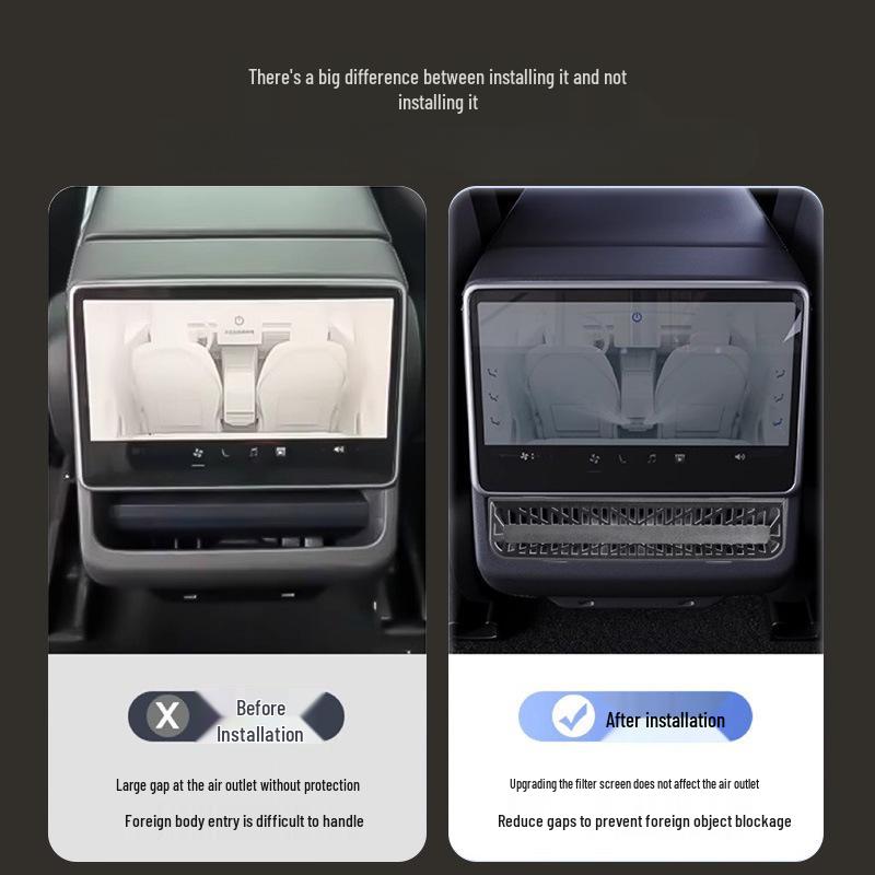 Защитная накладка на задний дефлектор и декоративный аксессуар для Tesla Model Y/3