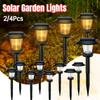 Солнечные уличные фонари Новые садовые лампы с питанием от водонепроницаемого ландшафтного дорожки для двора, лужайки, патио, декоративное светодиодное освещение