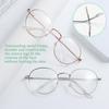 Vintage Metal Vision Care Portable Eyeglasses Frame Spectacles Optical Glasses Round Glasses