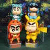 Shinchan Crayon Cos Garage Kit Pocket Monster Pikachu Toy Figurine Ornament Car