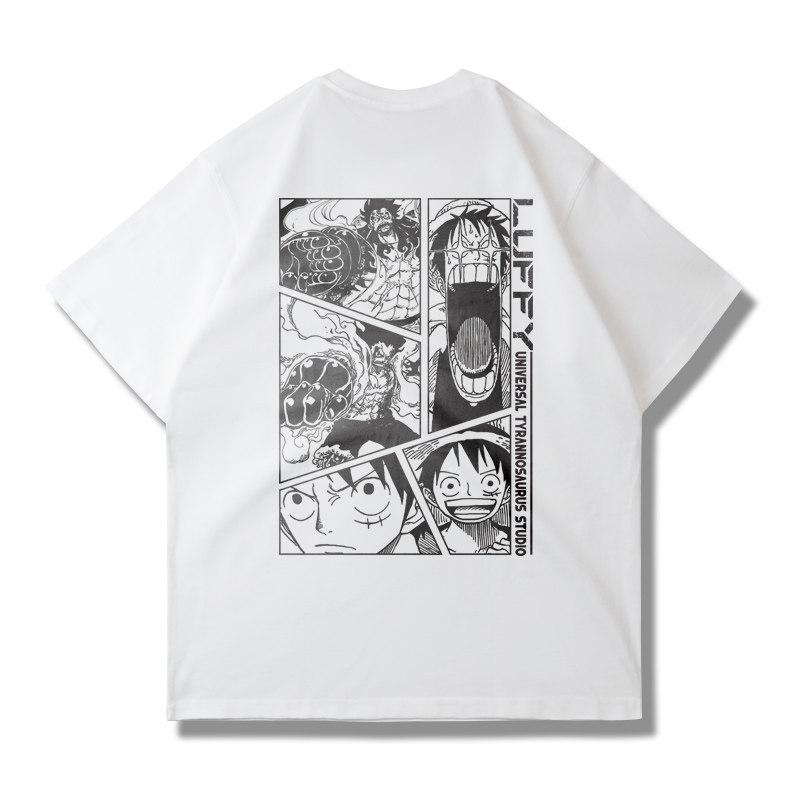 One Piece Graphic TShirt Luffy ACE Anime Tee Unisexs 2026 Summer Fashion Oversize Street Casual Y2K Tops Streetwear Clothing