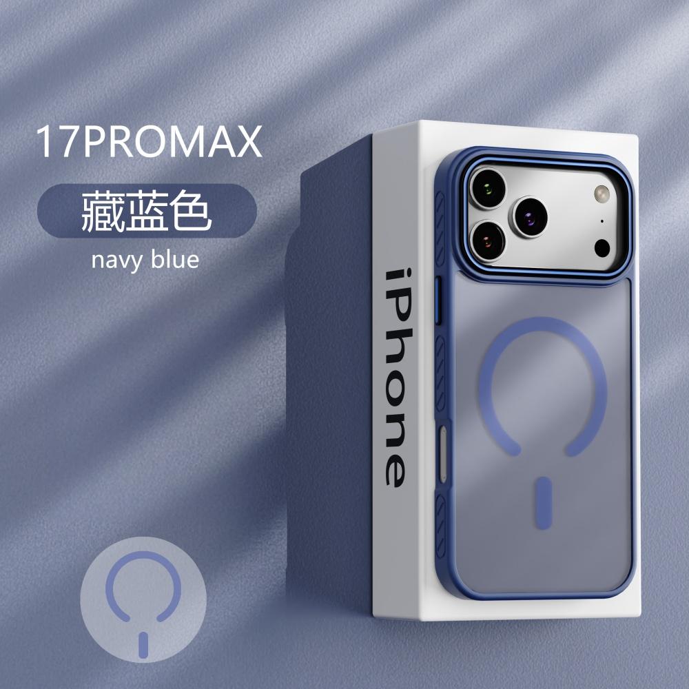 Полупрозрачный Матовый PC Магнитный Чехол Для Телефона Magsafe Для 17 Air 16 15 14 13 Plus Pro Max Беспроводная Зарядка Независимая Кнопка Cover