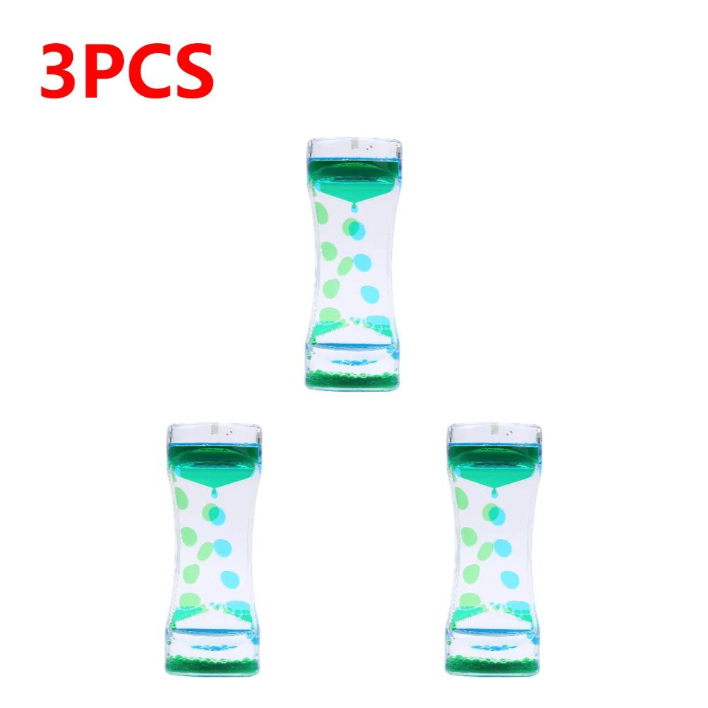 1/2/3/6 шт. Жидкостный пузырьковый механизм, песочные часы, жидкий пузырьковый таймер, крутые украшения для офисного стола, украшения для детей и взрослых, подарочные изделия