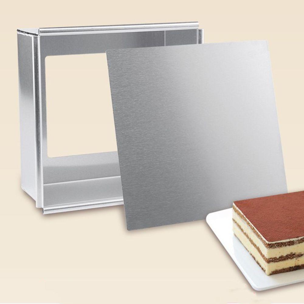 Алюминий для торта DIY Анодированное съемное дно Квадратные формы для торта Форма для выпечки Противень Форма для тоста/хлеба