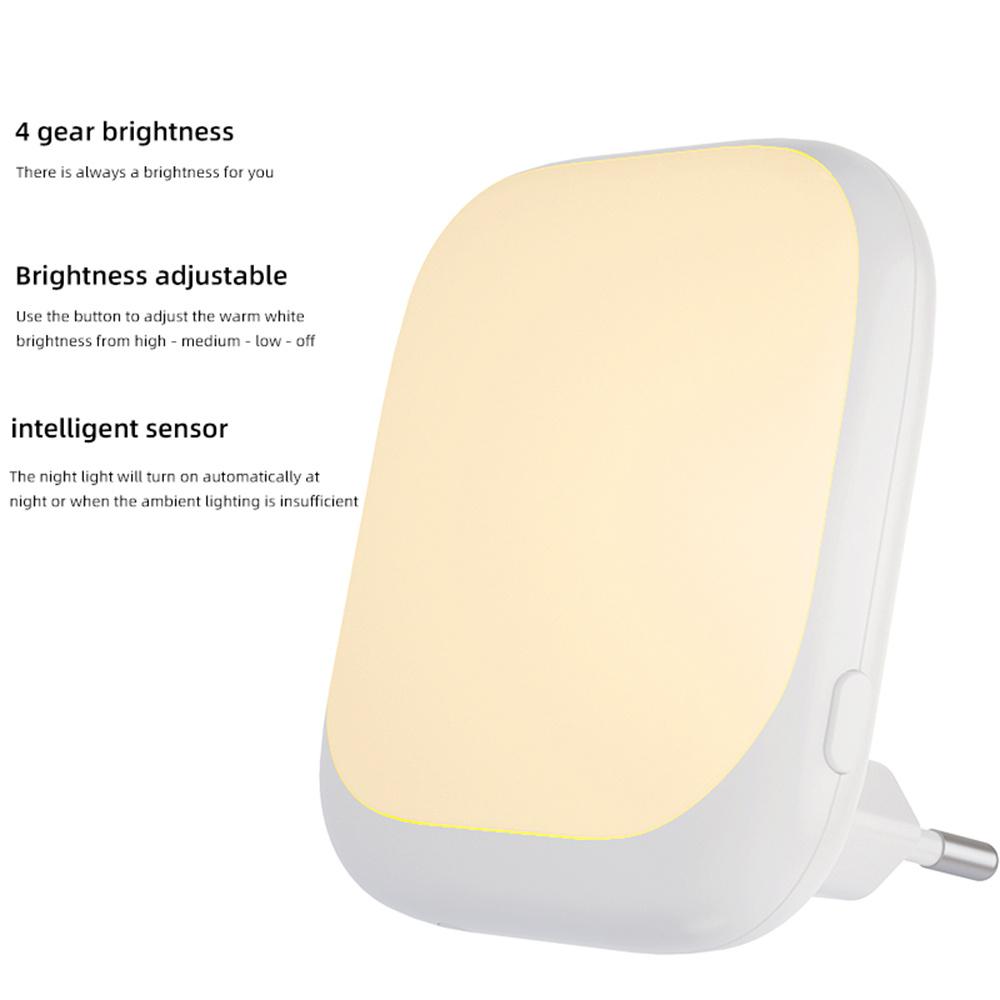 Night Light with Twilight Sensor 2700K Warm White For Bedroom Staircase Hallway
