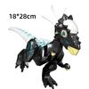 Black Styx Dragon Building Blocks Large Dinosaur Model Building Blocks Assembly Toy