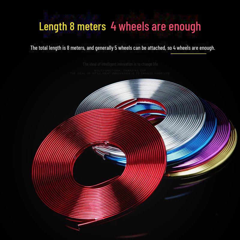 Декоративные защитные полосы для ступиц колес автомобиля и защита от столкновений