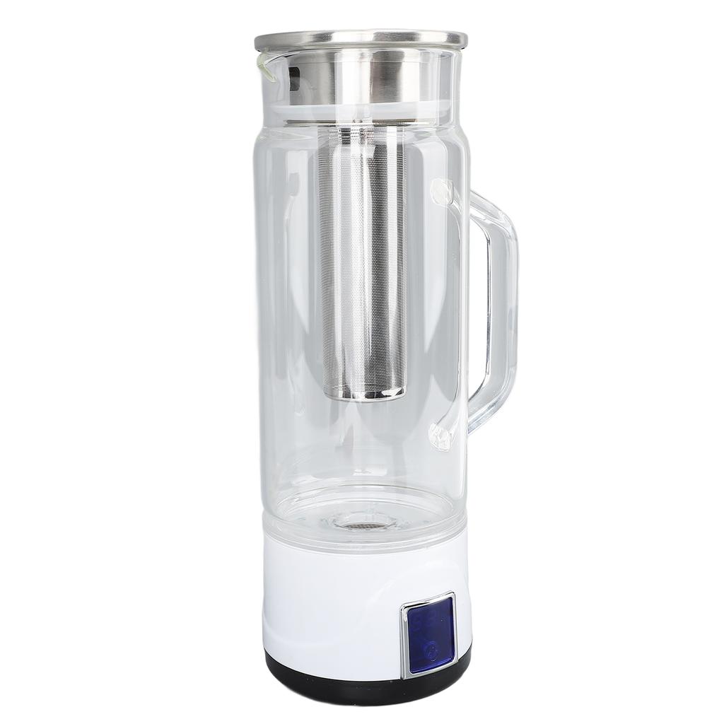 Кувшин для водородной воды, генератор водородной воды с заварником для чая, емкость 1000 мл