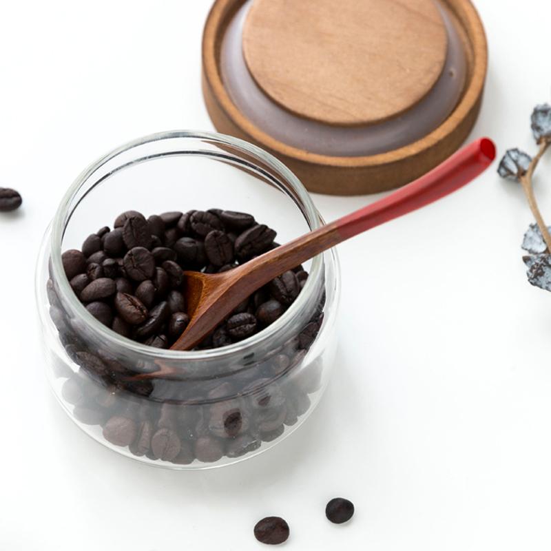 2 шт. Деревянные ложки, чайная ложка из натурального дерева, кофейная ложка, маленькая деревянная ложка для рисового супа, десертная ложка для детей, парные ложки, подарочная посуда