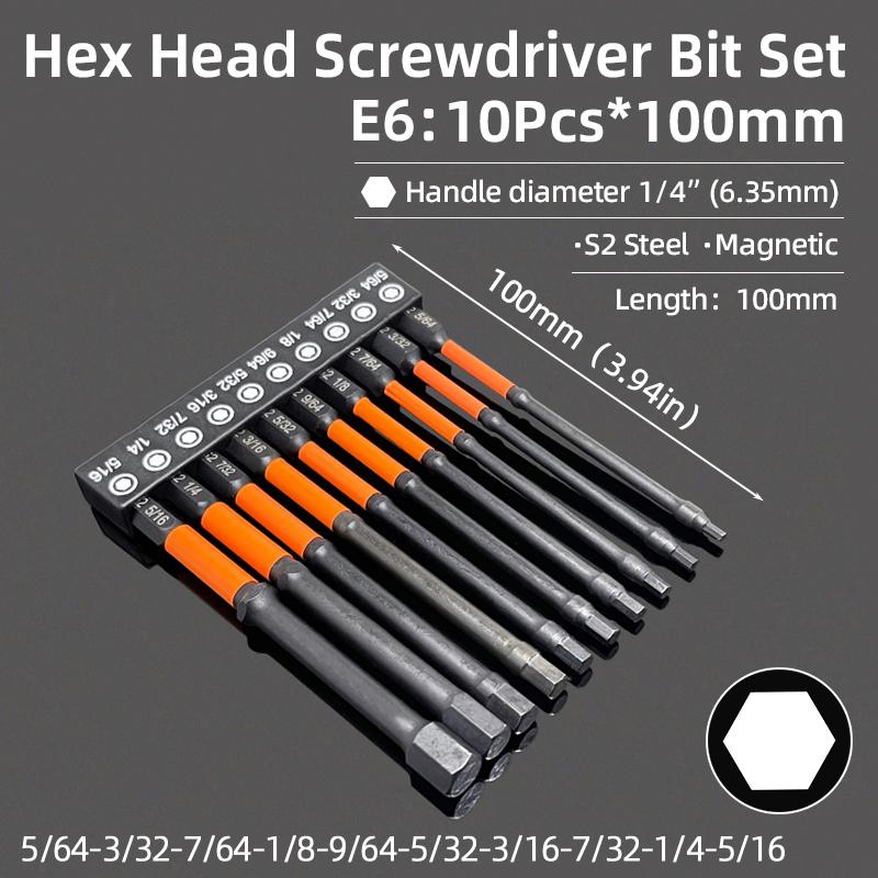 Шестигранный ключ-шестигранник Набор отверток Магнитные крестовые отвертки Torx Plum Security Tamper Proof Сверла Отвертка Ручной инструмент