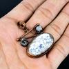 Dendrite Opal Copper Electroformed Pendant, Handmade Gemstone Jewelry Pendant Gift For Birthday
