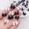 40pcs Resin Shiny Lovely Bow Flatback Rhinestone