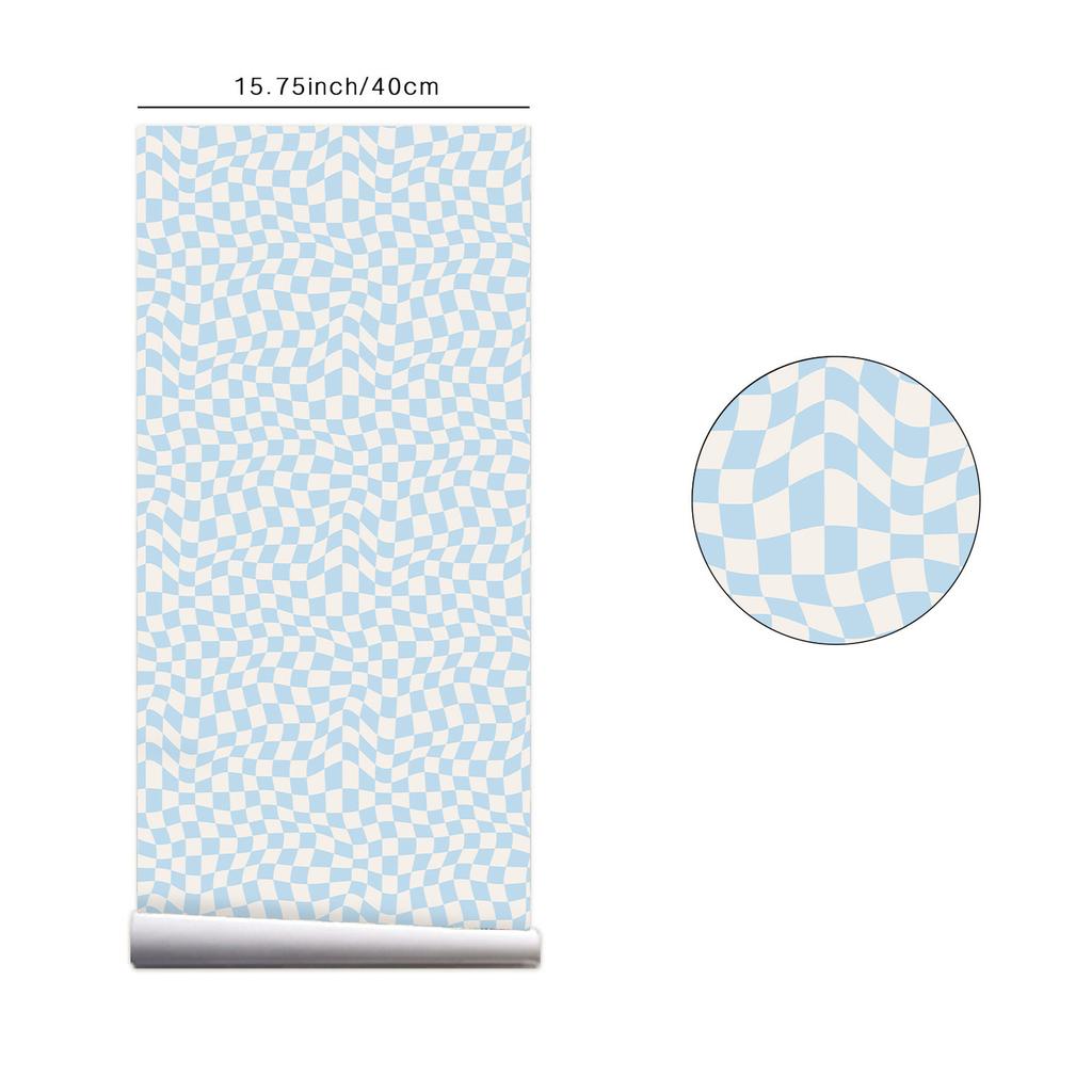 Клетчатые самоклеящиеся обои для домашнего декора, черно-белые обои для шкафов, полок и ящиков.