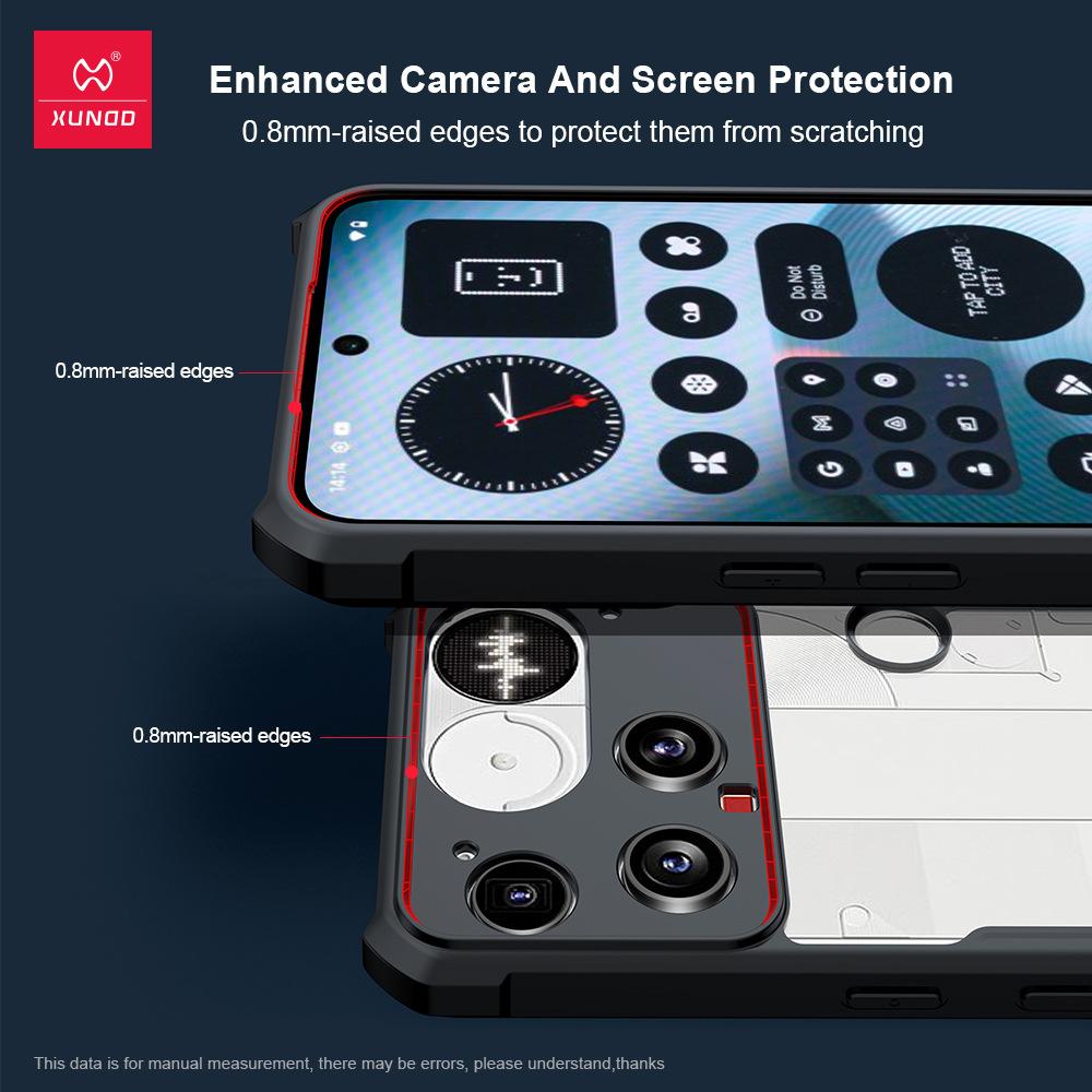 Чехол для Nothing phone 3 PC Задняя крышка Контрастный цвет