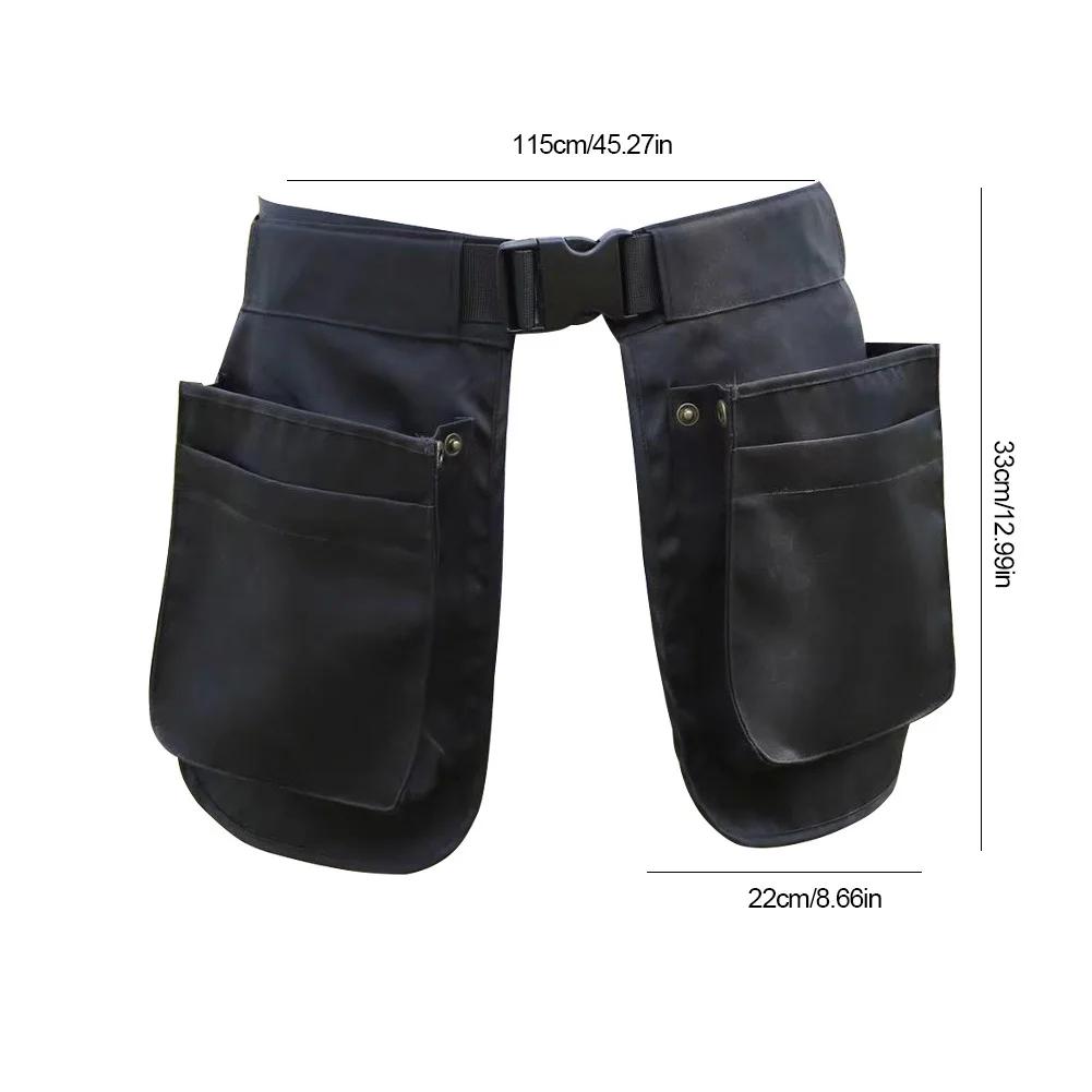 Портативная поясная сумка Регулируемая поясная сумка-органайзер для инструментов Многофункциональная сумка для инструментов Электрика Плотника для Садоводства Сантехники Столярных работ