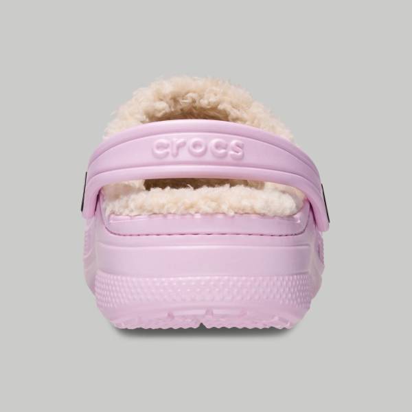 Crocs Детские клоги Baya с подкладкой, розовые 207500 79r