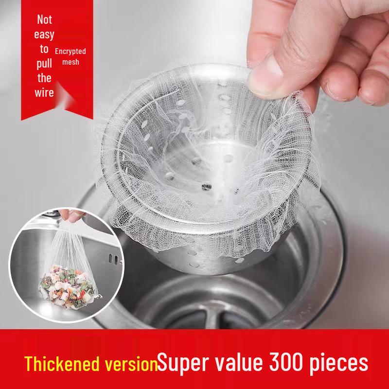 Одноразовый сливной фильтр и сетка для раковины для овощей и мытья посуды.