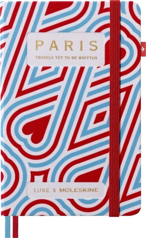 Блокнот Moleskine LUXE x Moleskine Paris City, Твердый переплет, Карманный формат, Линованный, CNLCPA