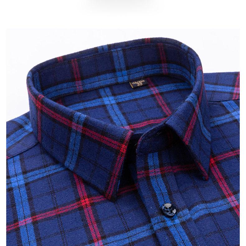 100% хлопок клетчатые рубашки для деловых мужчин с длинным рукавом качество осень весна мужской повседневный
