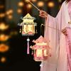 Paper Middle Autumn Festival Lantern 3D Ancient Style Handheld Lantern  Decoration