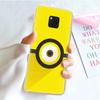 JM33 Желтый Миньон Прозрачный чехол для Samsung A04 A14 A23 M33 M53 Realme 10 9 C35 C55 VIVO Y02 X80 Infinix Hot 30 Note 11 Tecno Spark 8P Pro