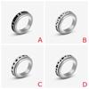 Антистрессовый байкерский спиннер из нержавеющей стали, вращающиеся тревожные кольца в стиле панк, кольца для спиннеров