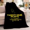 Плед для сна T-Twenty One P-Pilots Зимний теплый на колени кровать Флис Кемпинг Индивидуальный Пушистый Мягкий Пледы Размер King Микрофибра Постельное белье