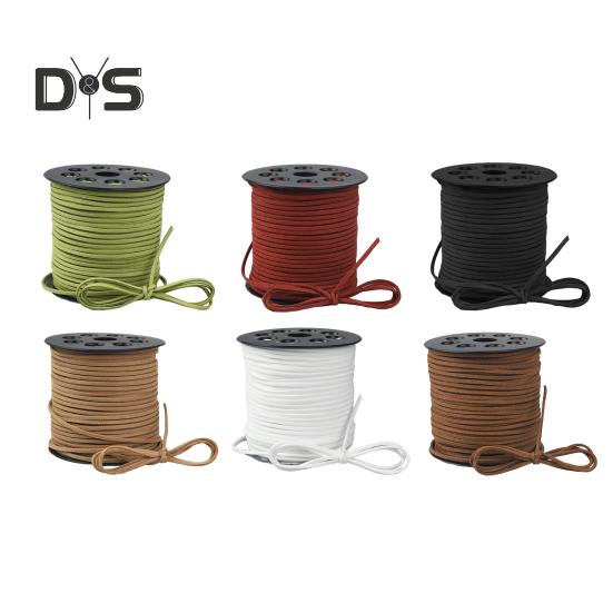 Бархатная веревка длиной 100 ярдов, шириной 3 мм, бархатный шнур для самостоятельного изготовления шнурков для обуви, изготовления ювелирных изделий, ремешка, ожерелья, браслета, плетеной веревки